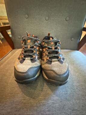 Camel Crown Men's Outdoor Hiking Shoes Dark Gray Low Top Sneakers sz 10
